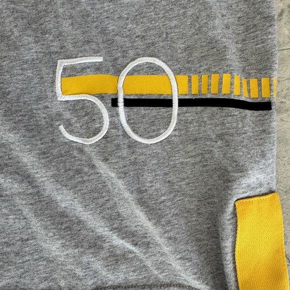 Disney Star Wars Large‎ Streetwear Gray Embroidered Men's Long Sleeve T-Shirt - Picture 4 of 10